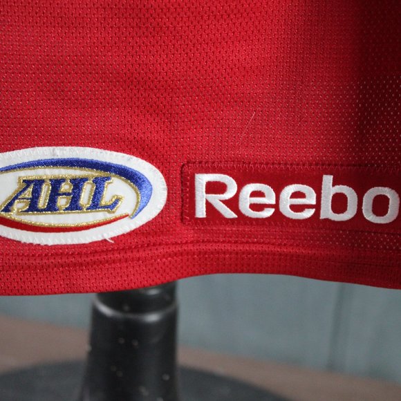 Hamilton Bulldogs Jersey - Road Jersey by Reebok - Men's Size 56 - Picture 10 of 13